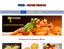 Tablet Screenshot of pavesepastasfrescas.com